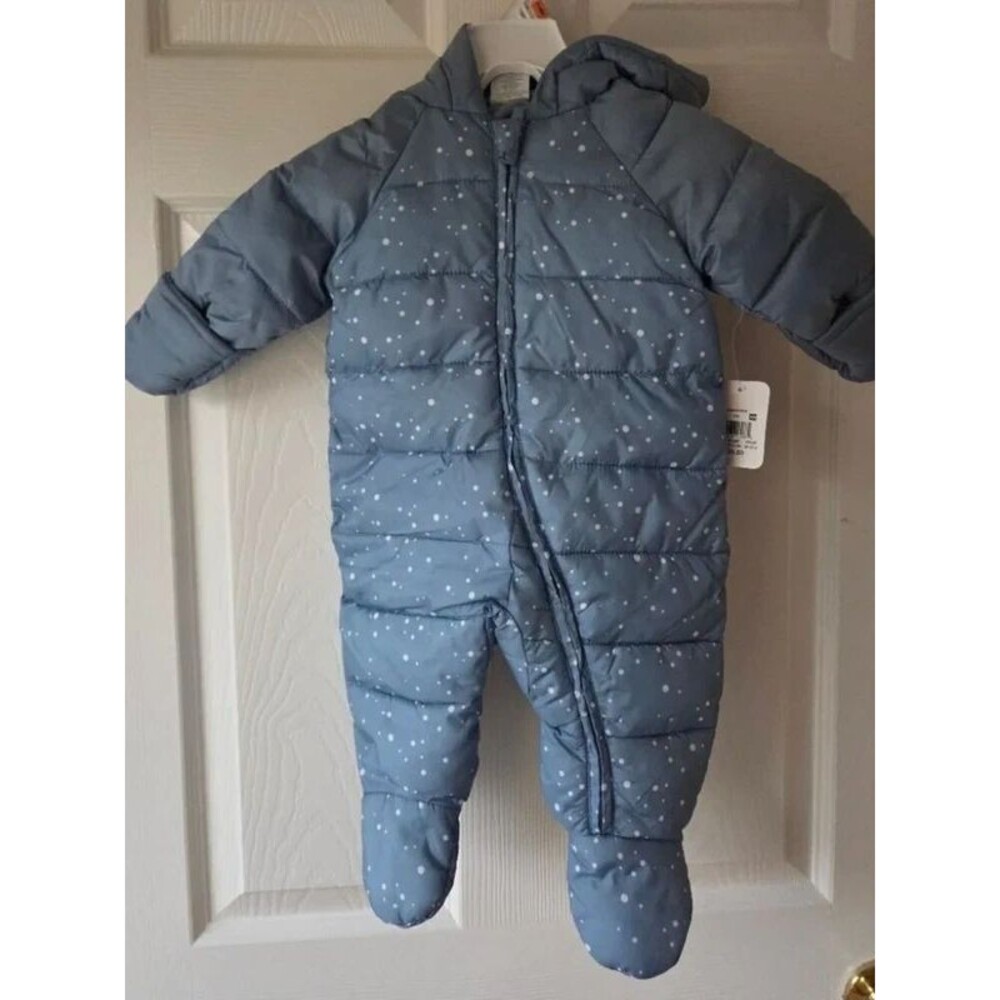 Lullaby Lane Baby Snowsuit 0-3M Winter Puffer Coat